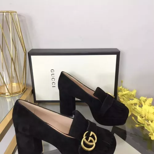 Replica Gucci High-Heeled Shoes For Women #1275743 $100.00 USD for Wholesale