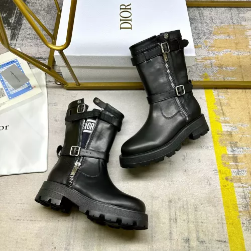 Replica Christian Dior Boots For Women #1275747 $130.00 USD for Wholesale