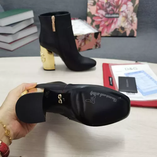 Replica Dolce & Gabbana D&G Boots For Women #1275763 $160.00 USD for Wholesale