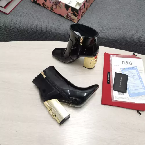 Replica Dolce & Gabbana D&G Boots For Women #1275765 $160.00 USD for Wholesale