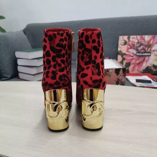 Replica Dolce & Gabbana D&G Boots For Women #1275767 $160.00 USD for Wholesale