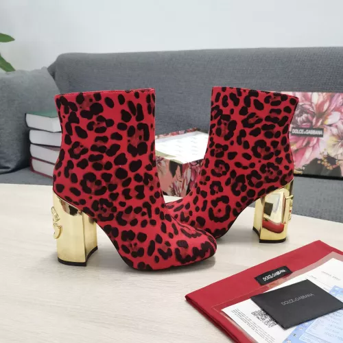 Replica Dolce & Gabbana D&G Boots For Women #1275767 $160.00 USD for Wholesale