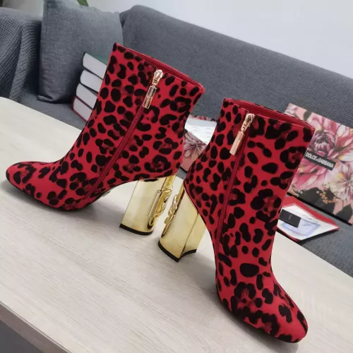 Replica Dolce & Gabbana D&G Boots For Women #1275767 $160.00 USD for Wholesale