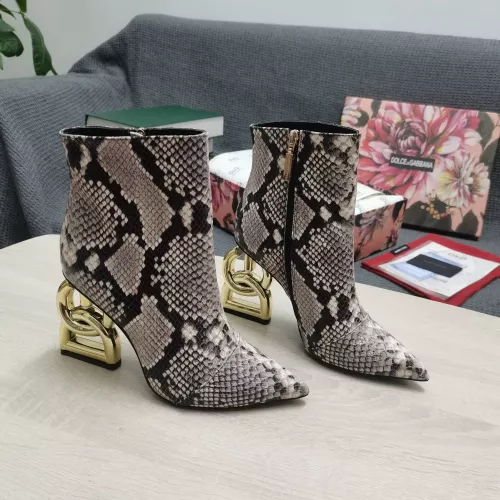 Wholesale Dolce &amp; Gabbana D&amp;G Boots For Women #1275768 $165.00 USD, Wholesale Quality Replica Dolce &amp; Gabbana D&amp;G Boots