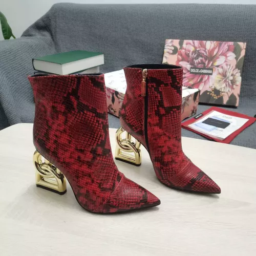 Wholesale Dolce &amp; Gabbana D&amp;G Boots For Women #1275769 $165.00 USD, Wholesale Quality Replica Dolce &amp; Gabbana D&amp;G Boots