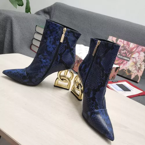 Replica Dolce & Gabbana D&G Boots For Women #1275770 $165.00 USD for Wholesale