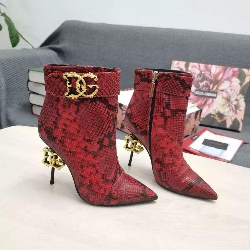 Wholesale Dolce &amp; Gabbana D&amp;G Boots For Women #1275778 $172.00 USD, Wholesale Quality Replica Dolce &amp; Gabbana D&amp;G Boots