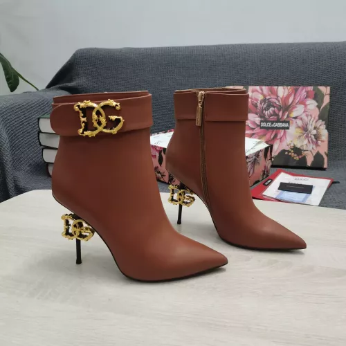 Wholesale Dolce &amp; Gabbana D&amp;G Boots For Women #1275779 $172.00 USD, Wholesale Quality Replica Dolce &amp; Gabbana D&amp;G Boots