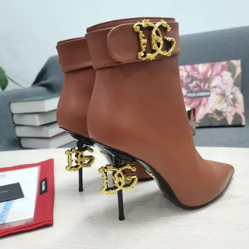 Replica Dolce & Gabbana D&G Boots For Women #1275779 $172.00 USD for Wholesale