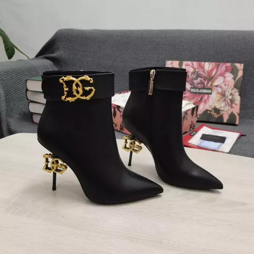 Wholesale Dolce &amp; Gabbana D&amp;G Boots For Women #1275782 $172.00 USD, Wholesale Quality Replica Dolce &amp; Gabbana D&amp;G Boots