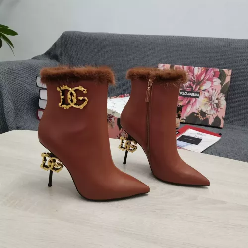 Wholesale Dolce &amp; Gabbana D&amp;G Boots For Women #1275787 $175.00 USD, Wholesale Quality Replica Dolce &amp; Gabbana D&amp;G Boots