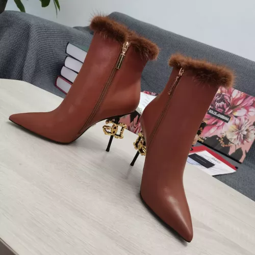 Replica Dolce & Gabbana D&G Boots For Women #1275787 $175.00 USD for Wholesale