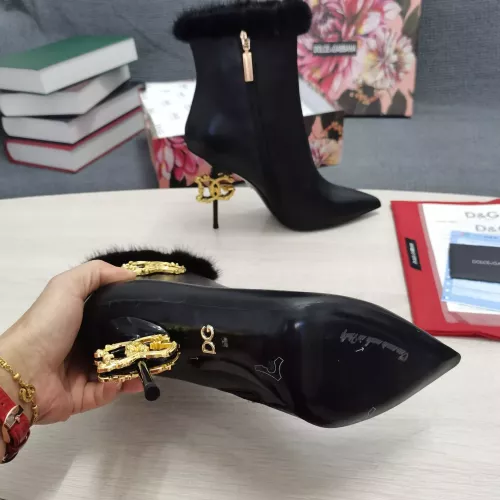 Replica Dolce & Gabbana D&G Boots For Women #1275788 $175.00 USD for Wholesale