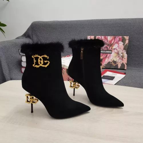 Wholesale Dolce &amp; Gabbana D&amp;G Boots For Women #1275793 $175.00 USD, Wholesale Quality Replica Dolce &amp; Gabbana D&amp;G Boots