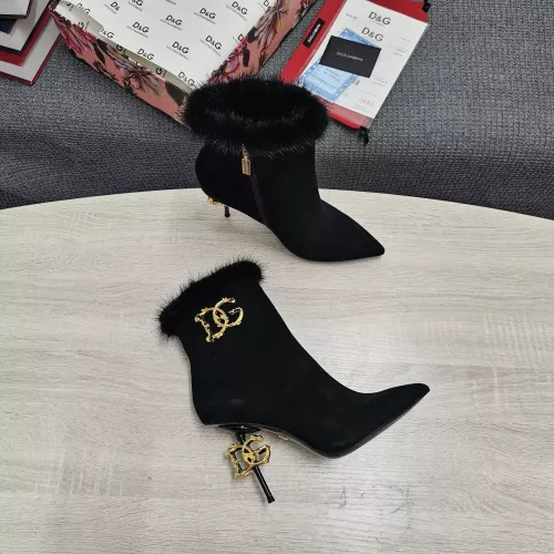 Replica Dolce & Gabbana D&G Boots For Women #1275793 $175.00 USD for Wholesale