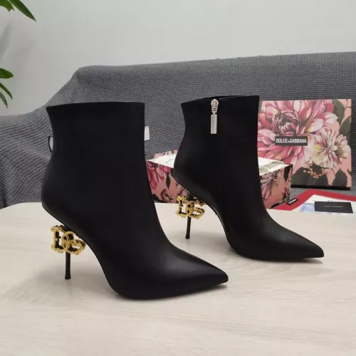 Wholesale Dolce &amp; Gabbana D&amp;G Boots For Women #1275805 $165.00 USD, Wholesale Quality Replica Dolce &amp; Gabbana D&amp;G Boots