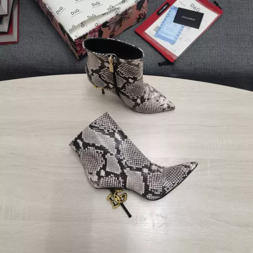 Replica Dolce & Gabbana D&G Boots For Women #1275816 $165.00 USD for Wholesale