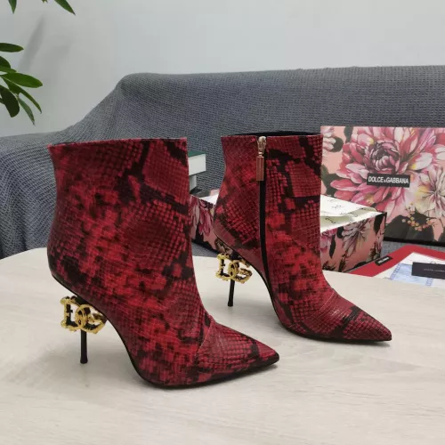 Wholesale Dolce &amp; Gabbana D&amp;G Boots For Women #1275817 $165.00 USD, Wholesale Quality Replica Dolce &amp; Gabbana D&amp;G Boots