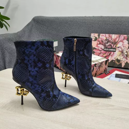 Wholesale Dolce &amp; Gabbana D&amp;G Boots For Women #1275818 $165.00 USD, Wholesale Quality Replica Dolce &amp; Gabbana D&amp;G Boots