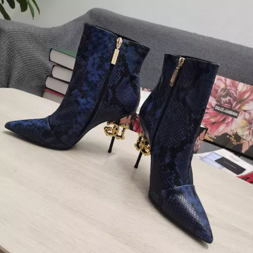 Replica Dolce & Gabbana D&G Boots For Women #1275818 $165.00 USD for Wholesale