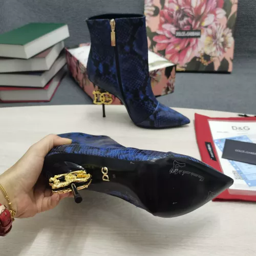 Replica Dolce & Gabbana D&G Boots For Women #1275818 $165.00 USD for Wholesale