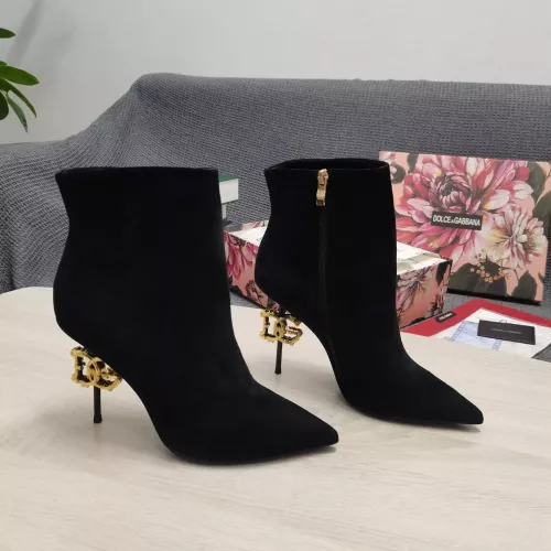 Wholesale Dolce &amp; Gabbana D&amp;G Boots For Women #1275819 $165.00 USD, Wholesale Quality Replica Dolce &amp; Gabbana D&amp;G Boots