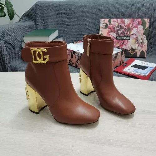 Wholesale Dolce &amp; Gabbana D&amp;G Boots For Women #1275822 $165.00 USD, Wholesale Quality Replica Dolce &amp; Gabbana D&amp;G Boots