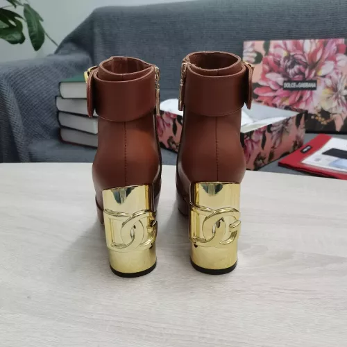 Replica Dolce & Gabbana D&G Boots For Women #1275822 $165.00 USD for Wholesale