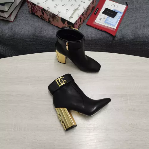 Replica Dolce & Gabbana D&G Boots For Women #1275823 $165.00 USD for Wholesale