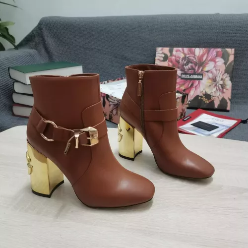 Wholesale Dolce &amp; Gabbana D&amp;G Boots For Women #1275827 $165.00 USD, Wholesale Quality Replica Dolce &amp; Gabbana D&amp;G Boots