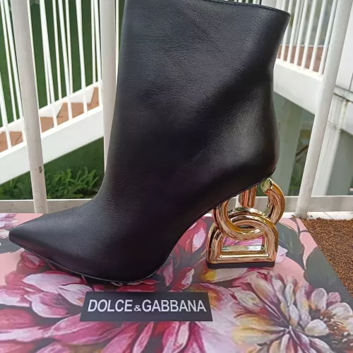 Replica Dolce & Gabbana D&G Boots For Women #1275832 $165.00 USD for Wholesale