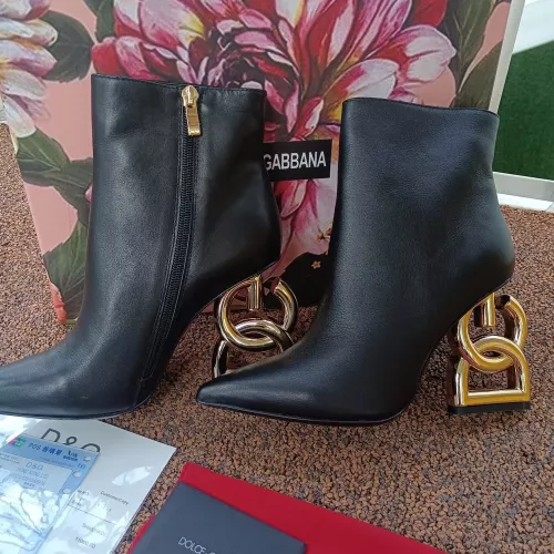 Replica Dolce & Gabbana D&G Boots For Women #1275832 $165.00 USD for Wholesale