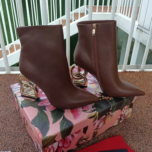 Wholesale Dolce &amp; Gabbana D&amp;G Boots For Women #1275833 $165.00 USD, Wholesale Quality Replica Dolce &amp; Gabbana D&amp;G Boots