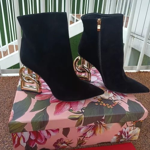 Wholesale Dolce &amp; Gabbana D&amp;G Boots For Women #1275834 $165.00 USD, Wholesale Quality Replica Dolce &amp; Gabbana D&amp;G Boots