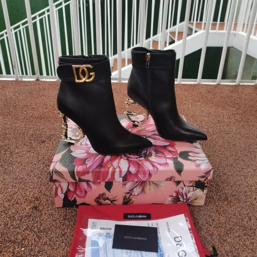 Wholesale Dolce &amp; Gabbana D&amp;G Boots For Women #1275839 $172.00 USD, Wholesale Quality Replica Dolce &amp; Gabbana D&amp;G Boots