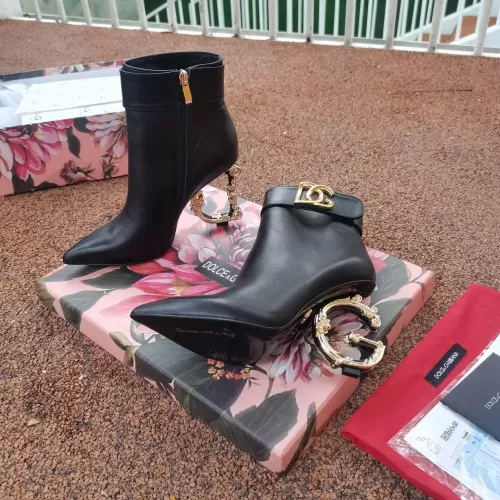 Replica Dolce & Gabbana D&G Boots For Women #1275839 $172.00 USD for Wholesale