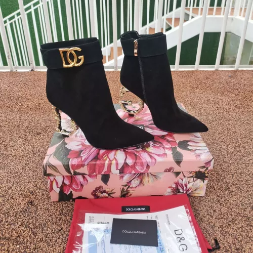 Wholesale Dolce &amp; Gabbana D&amp;G Boots For Women #1275840 $172.00 USD, Wholesale Quality Replica Dolce &amp; Gabbana D&amp;G Boots