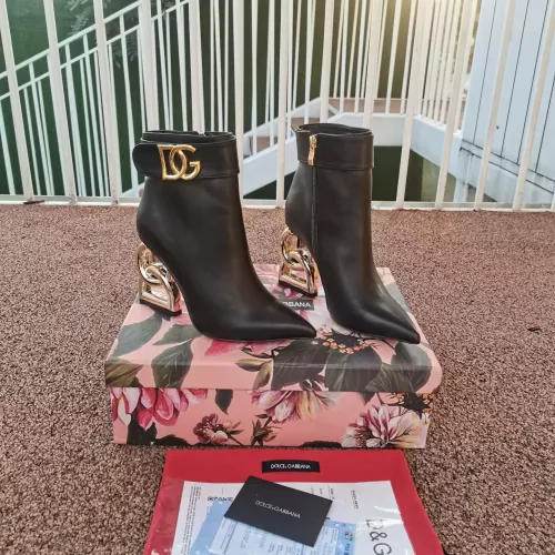 Wholesale Dolce &amp; Gabbana D&amp;G Boots For Women #1275845 $172.00 USD, Wholesale Quality Replica Dolce &amp; Gabbana D&amp;G Boots