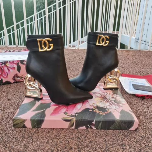 Replica Dolce & Gabbana D&G Boots For Women #1275845 $172.00 USD for Wholesale