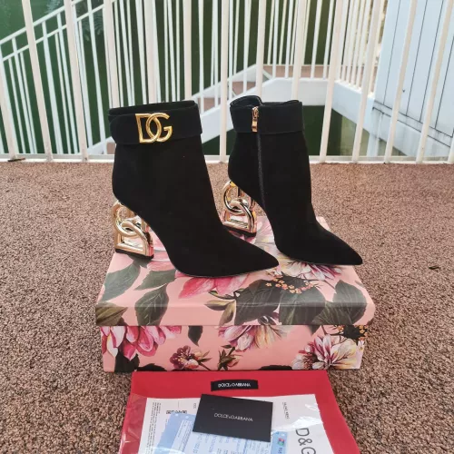 Wholesale Dolce &amp; Gabbana D&amp;G Boots For Women #1275846 $172.00 USD, Wholesale Quality Replica Dolce &amp; Gabbana D&amp;G Boots