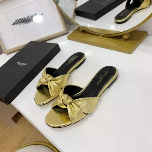 Wholesale Yves Saint Laurent YSL Slippers For Women #1275966 $80.00 USD, Wholesale Quality Replica Yves Saint Laurent YSL Slippers