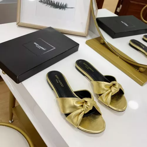 Replica Yves Saint Laurent YSL Slippers For Women #1275966 $80.00 USD for Wholesale