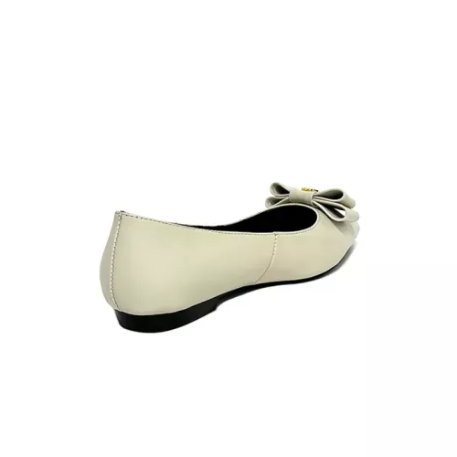 Replica Yves Saint Laurent YSL Flat Shoes For Women #1275996 $98.00 USD for Wholesale