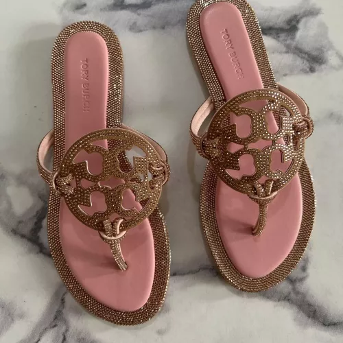 Wholesale Tory Burch TB Slippers For Women #1276006 $82.00 USD, Wholesale Quality Replica Tory Burch TB Slippers