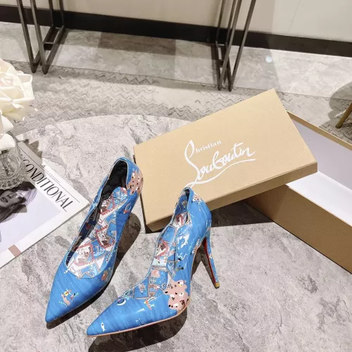 Wholesale Christian Louboutin High-heeled shoes For Women #1276012 $98.00 USD, Wholesale Quality Replica Christian Louboutin High-heeled shoes