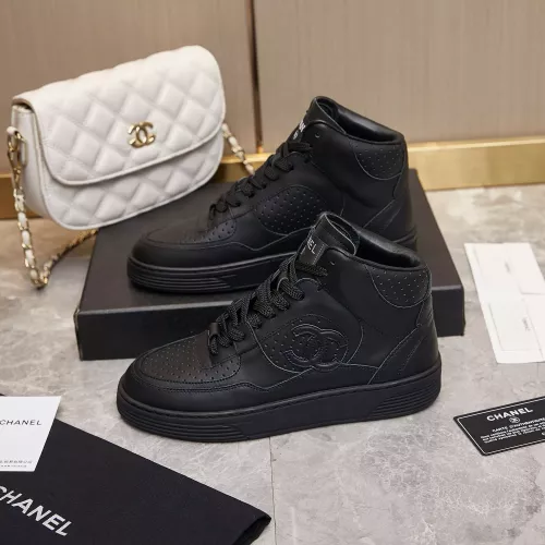 Wholesale Chanel High Tops Shoes For Women #1276160 $112.00 USD, Wholesale Quality Replica Chanel High Tops Shoes