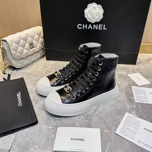 Wholesale Chanel High Tops Shoes For Women #1276162 $98.00 USD, Wholesale Quality Replica Chanel High Tops Shoes