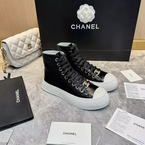 Replica Chanel High Tops Shoes For Women #1276162 $98.00 USD for Wholesale