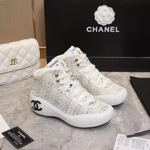 Replica Chanel High Tops Shoes For Women #1276163 $118.00 USD for Wholesale