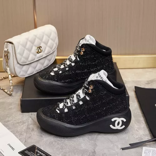 Wholesale Chanel High Tops Shoes For Women #1276164 $118.00 USD, Wholesale Quality Replica Chanel High Tops Shoes